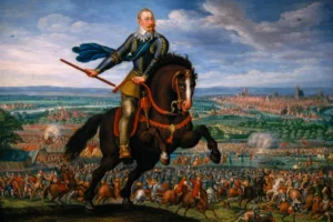 Gustavus Adolphus at Breitenfeld in 1631