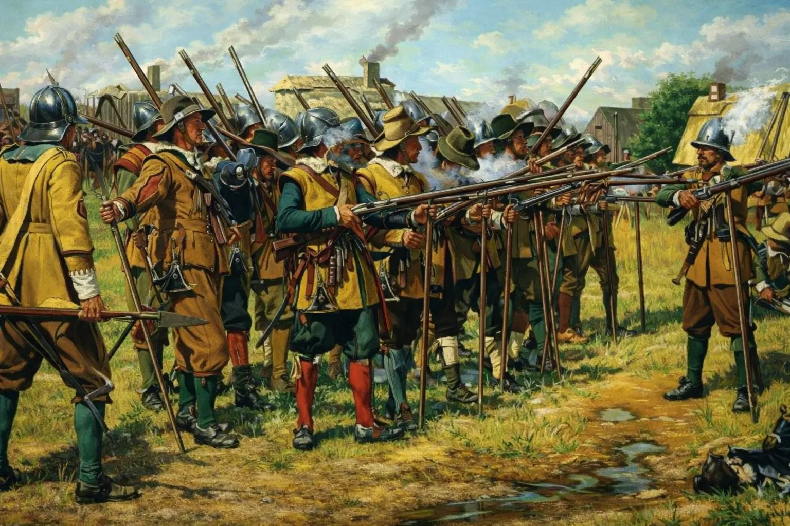 Gustavus Adolphus' Volley formation