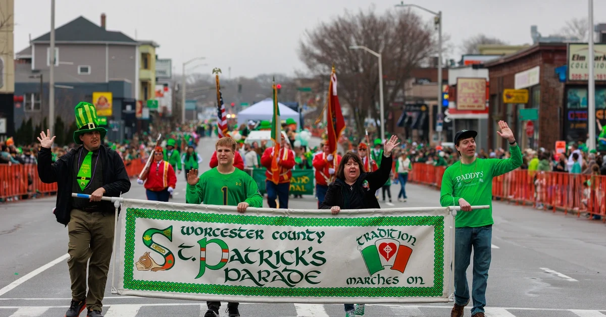 2025 St. Patrick's Day Parade in Worcester, Massachusetts