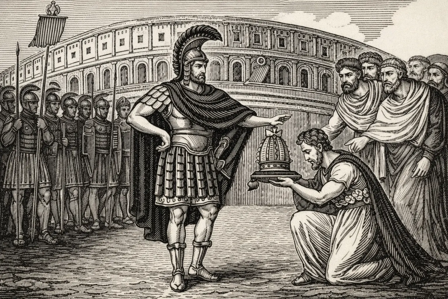 Flavius Belisarius fooling the Goths.