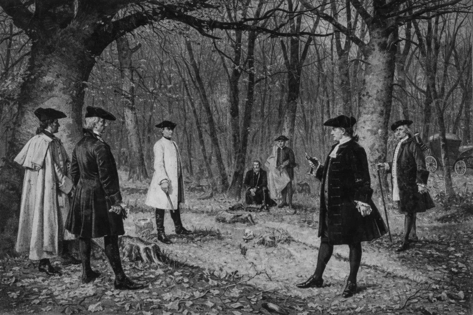 The duel between Brigadier General Thomas Conway and General John Cadwalader.