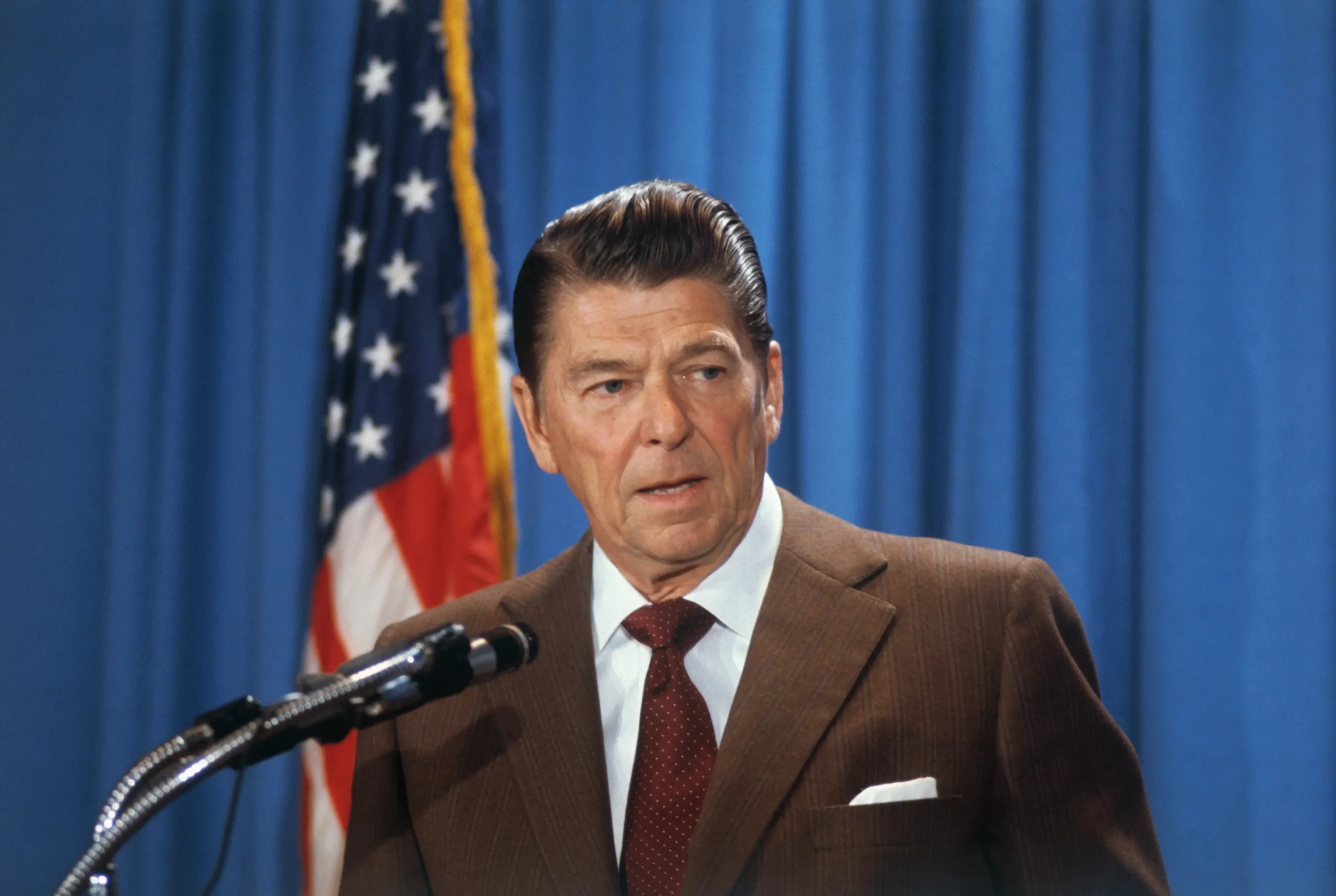 Ronald Reagan, Republican candidate for the presidency.