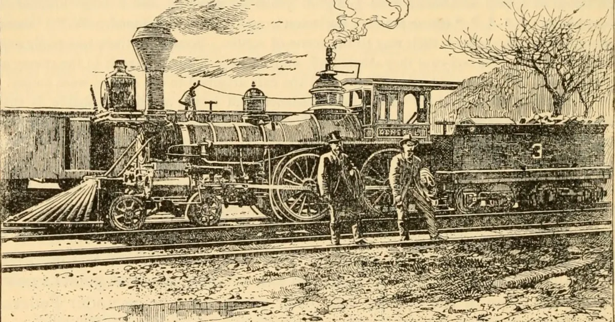 The great locomotive chase; a history of the Andrews railroad raid into Georgia in 1862 Year: 1910