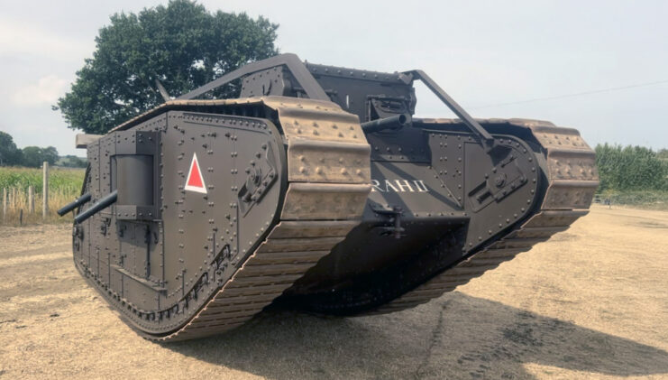 Deborah II parked in a field