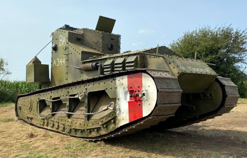 Deborah II parked in a field