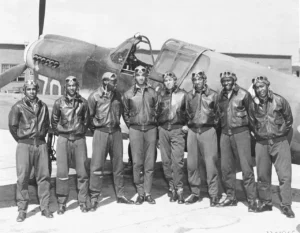 Tuskegee Airmen - Circa May 1942 to Aug 1943 Location unknown, likely Southern Italy or North Africa