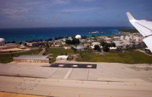 US Army's Kwajalein missile testing range in Kwajalein Atoll.