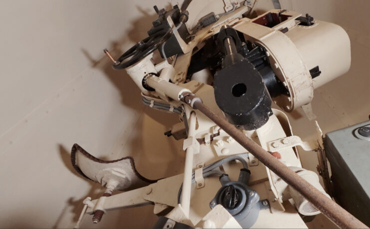 Close-up of the M19 bunker's automated mechanism